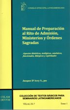 MANUAL DE PREPARACION AL RITO DE ADMISION, MINISTERIOS Y ORDENES SAGRADAS 11925142207