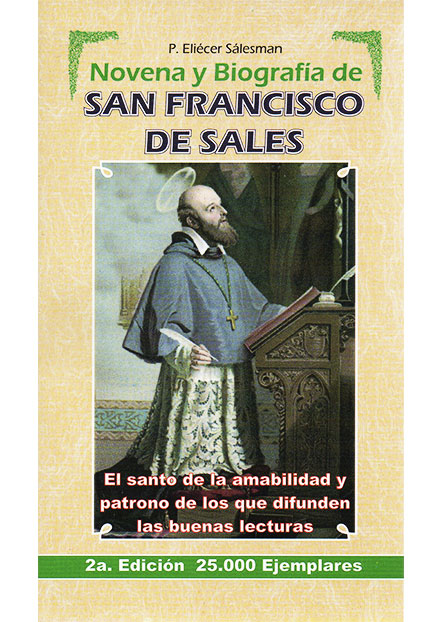 NOVENA Y BIOGRAFIA DE SAN FRANCISCO DE SALES