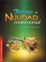 PROCESO DE NULIDAD MATRIMONIAL. ORIENTACIONES PRACTICAS