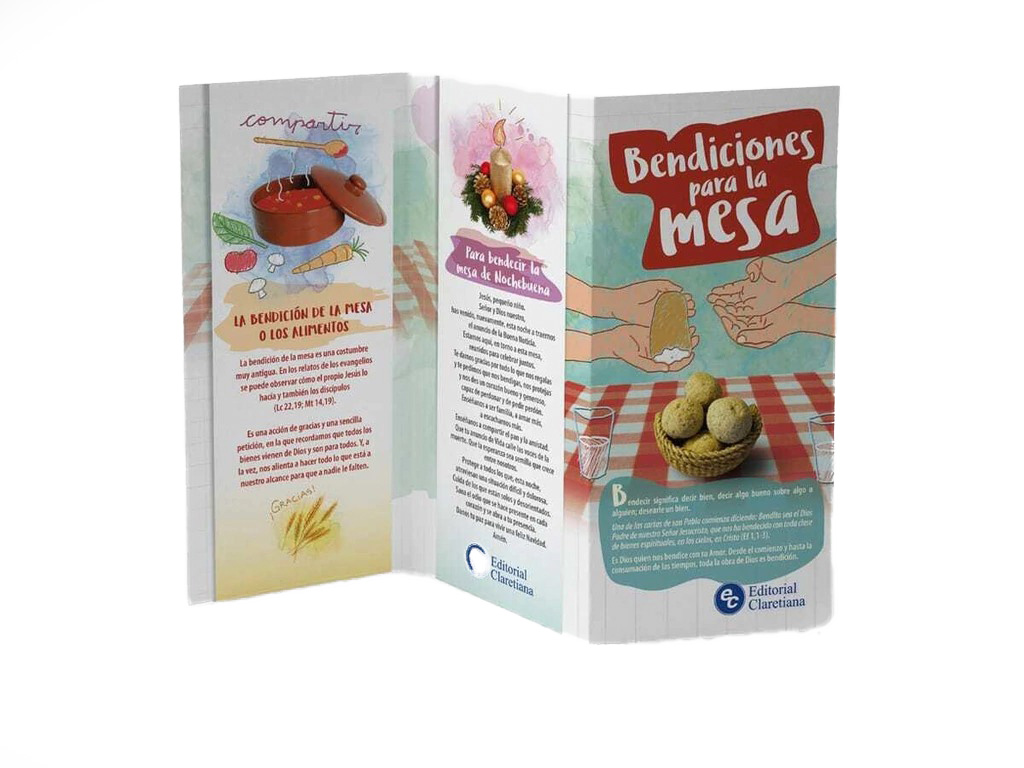 BENDICIONES PARA LA MESA (TRIFOLIAR)1582849471